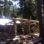 Pavillion going up