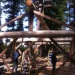 Pavillion going up